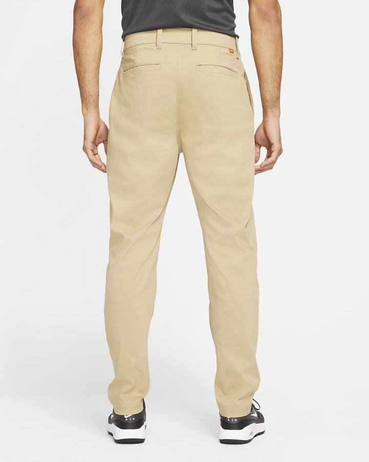 Pantalones Nike Dri-FIT UV Standard Fit Golf Chino Hombre Beige | NHLVB-5481