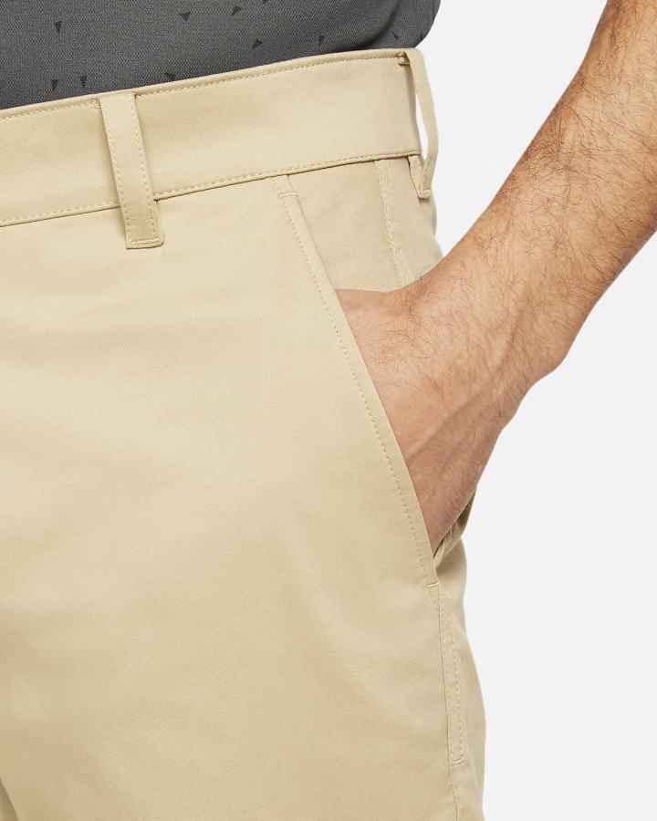 Pantalones Nike Dri-FIT UV Standard Fit Golf Chino Hombre Beige | NHLVB-5481