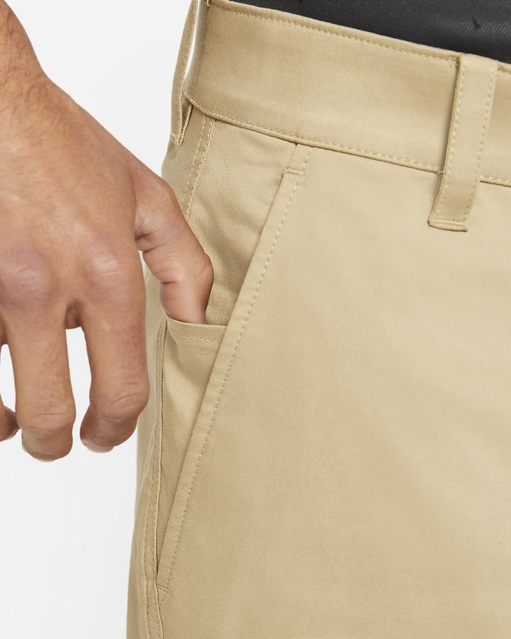 Pantalones Nike Dri-FIT UV Standard Fit Golf Chino Hombre Beige | NHLVB-5481