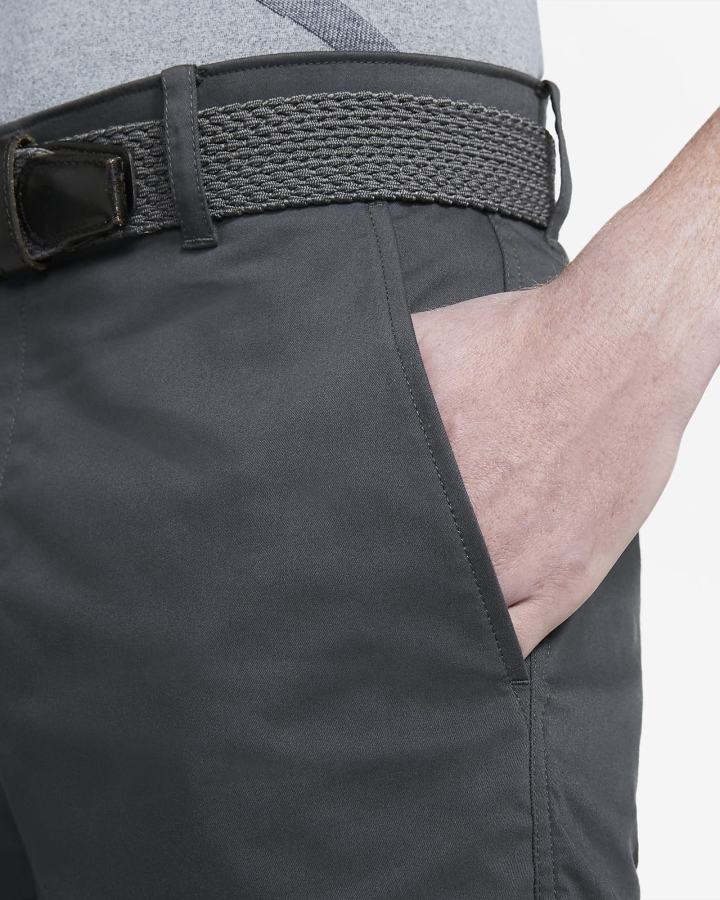 Pantalones Nike Dri-FIT UV Standard Fit Golf Chino Hombre Gris Oscuro | PACNY-4670