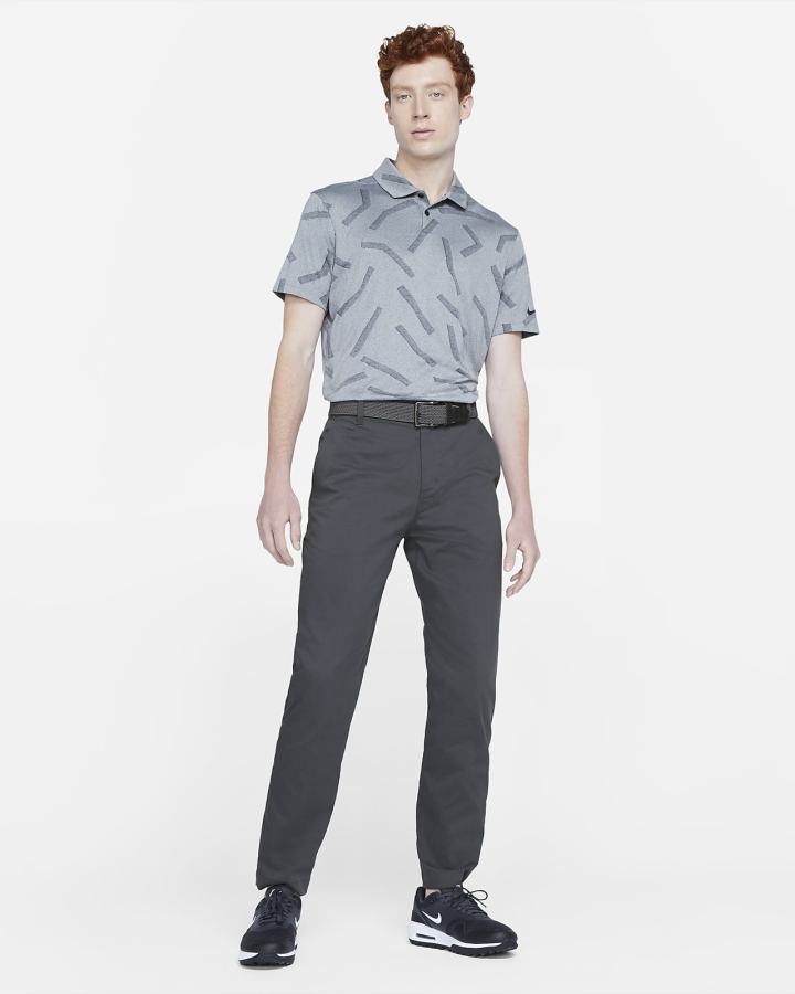 Pantalones Nike Dri-FIT UV Standard Fit Golf Chino Hombre Gris Oscuro | PACNY-4670