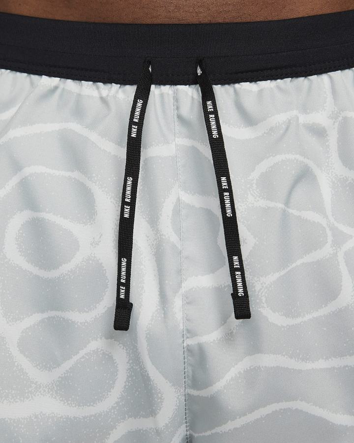 Pantalones Nike Dri-FIT Wild Run Phenom Elite Woven Estampadas Running Hombre Gris Claro | AJGOP-6401