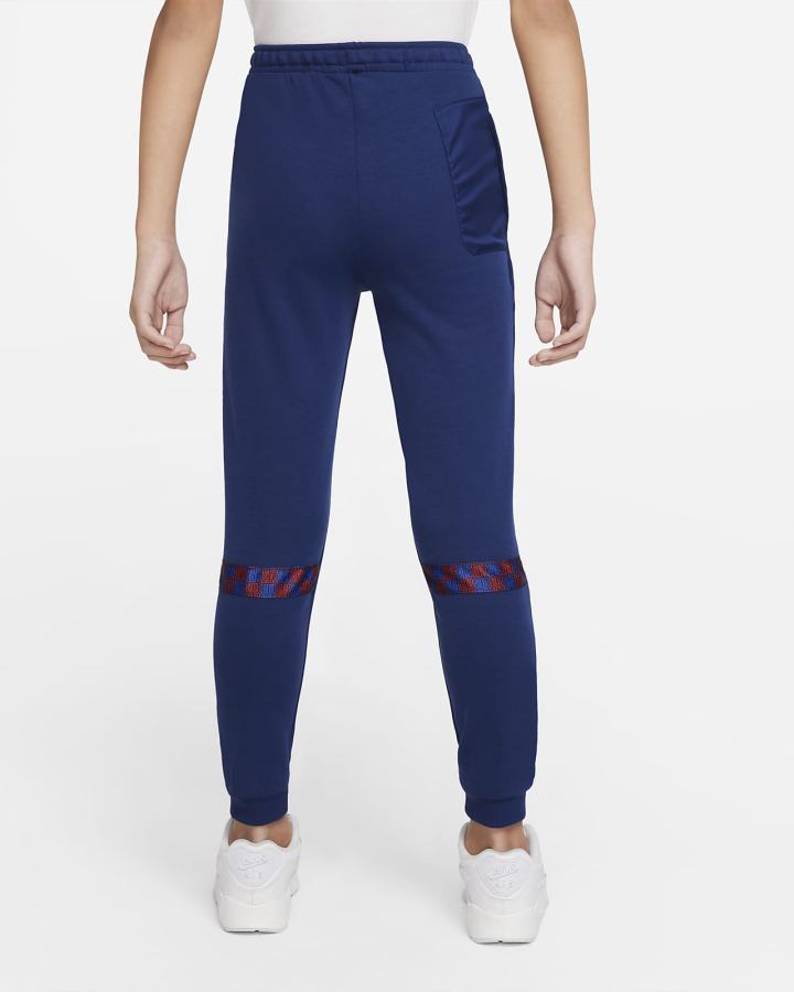 Pantalones Nike FC Barcelona Kids Dri-FIT Travel Soccer Niña Azules Naranjas | GCNTF-4896
