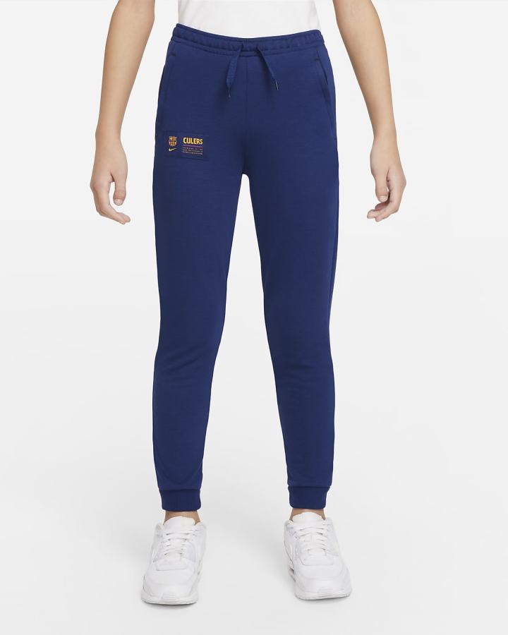 Pantalones Nike FC Barcelona Kids Dri-FIT Travel Soccer Niño Azules Naranjas | RXSZJ-0465