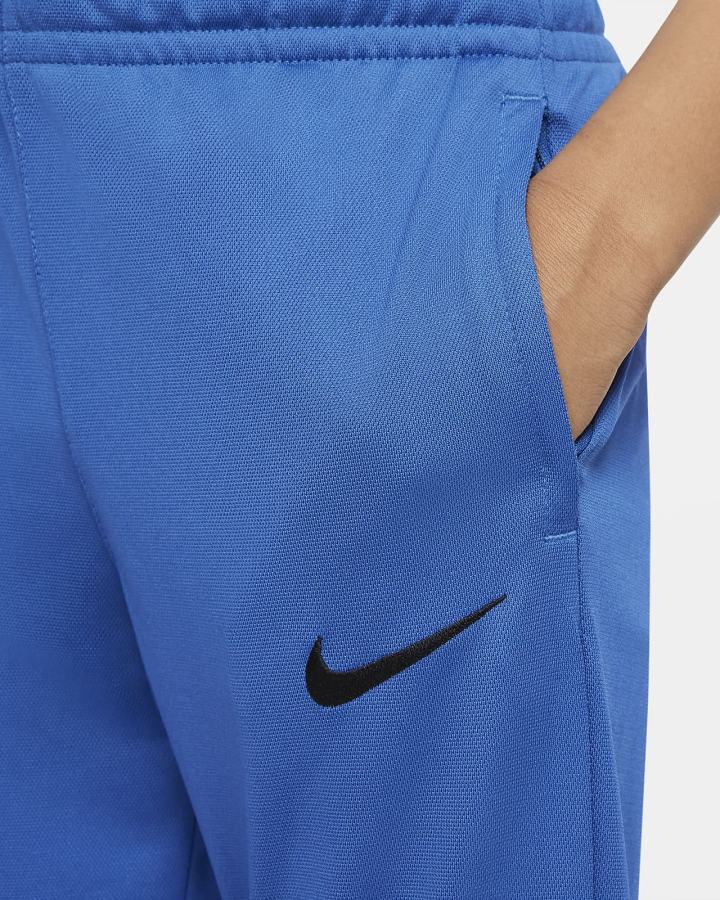 Pantalones Nike F.C. Dri-FIT Kids Knit Soccer Niño Azules Oscuro Negras | VKFPH-0831