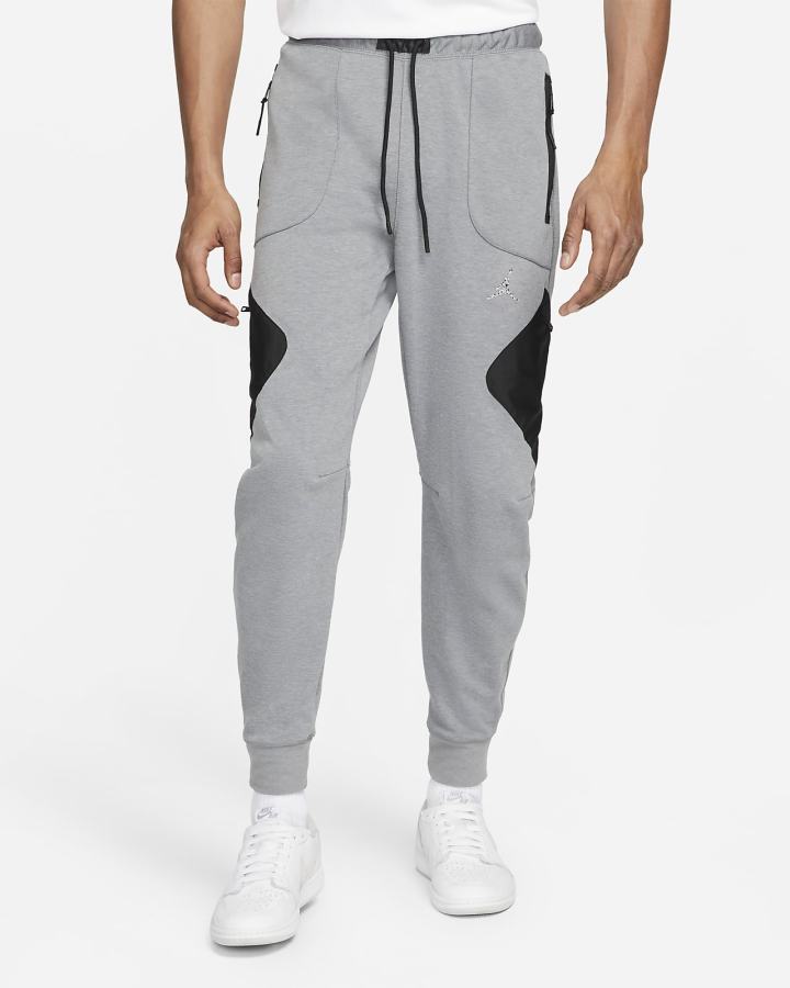 Pantalones Nike Jordan Dri-FIT Air Fleece Hombre Gris Oscuro Negras | EZWDX-6731