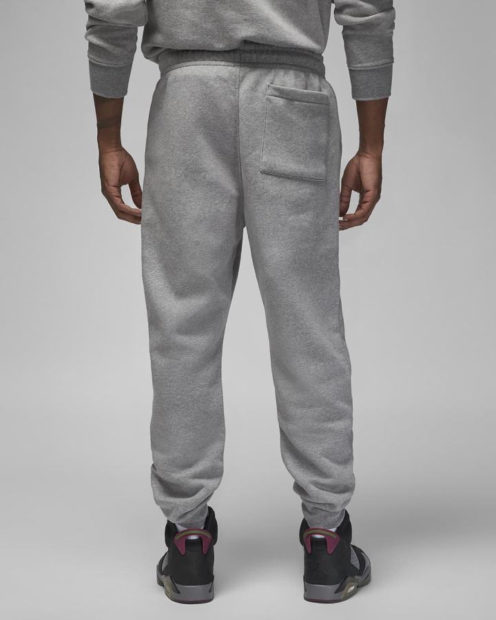Pantalones Nike Jordan Essential Fleece Hombre Gris Oscuro Negras Blancas | FBLNW-4063