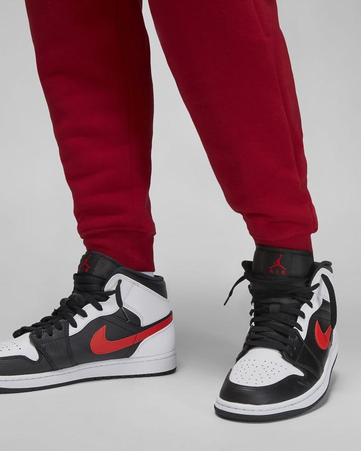 Pantalones Nike Jordan Essential Fleece Hombre Rojas Blancas | HODWP-9301