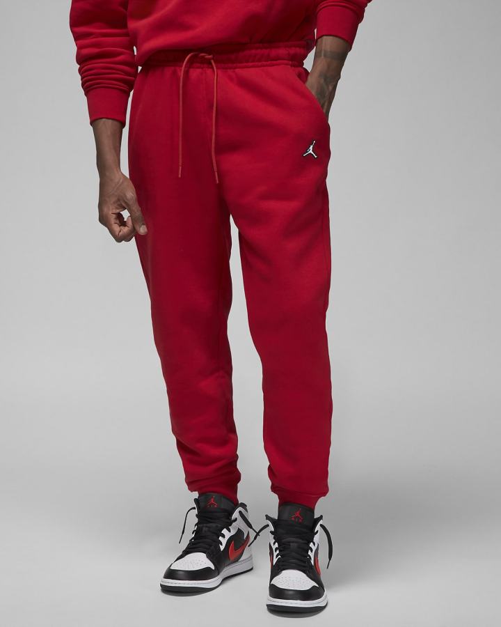 Pantalones Nike Jordan Essential Fleece Hombre Rojas Blancas | HODWP-9301