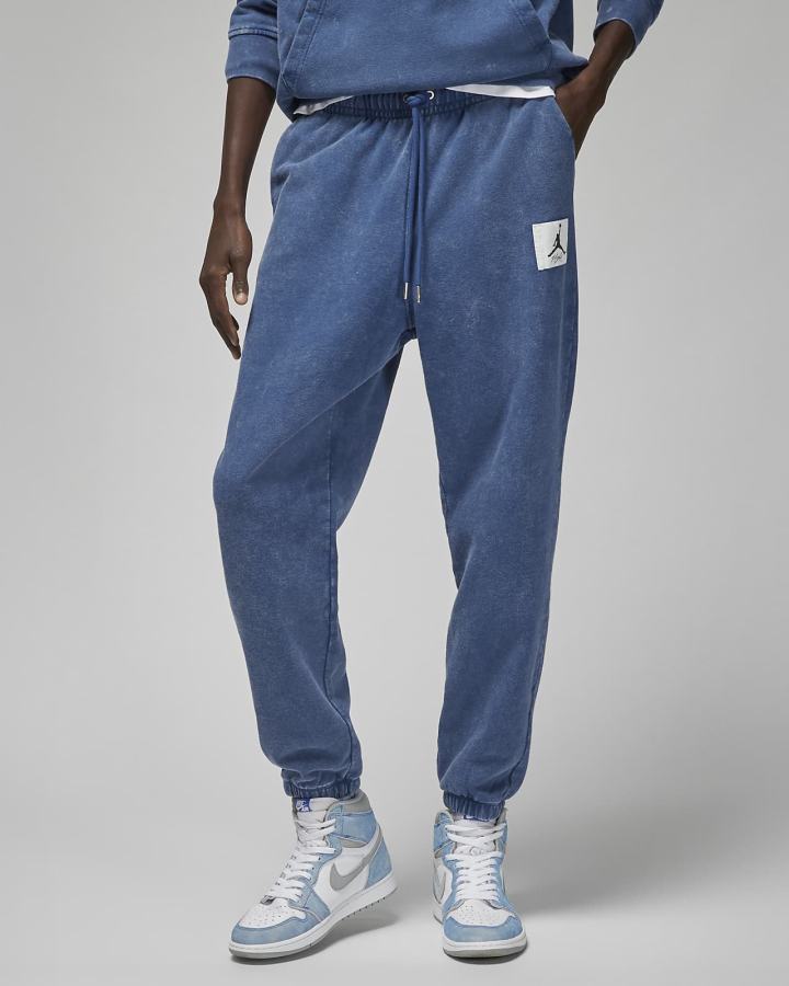 Pantalones Nike Jordan Essentials Fleece Hombre Azules | EHMGP-8704