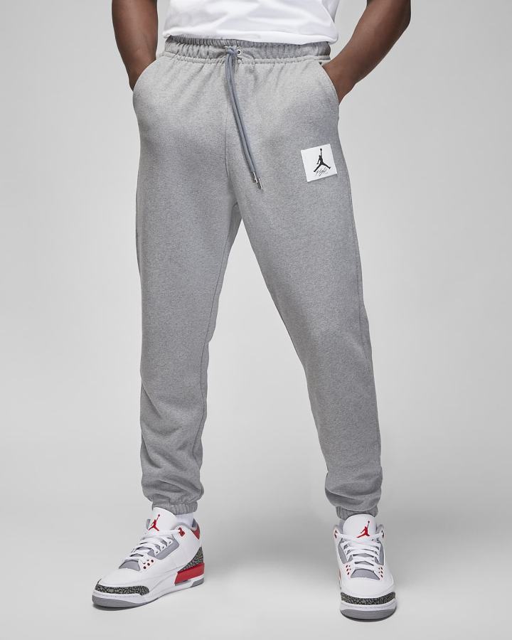 Pantalones Nike Jordan Essentials Fleece Hombre Gris Oscuro | KNMFB-9812