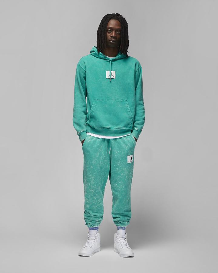 Pantalones Nike Jordan Essentials Fleece Hombre Turquesa | LZMIX-3607