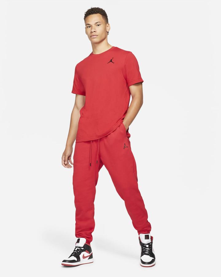 Pantalones Nike Jordan Essentials Fleece Hombre Rojas | NXOHM-1738