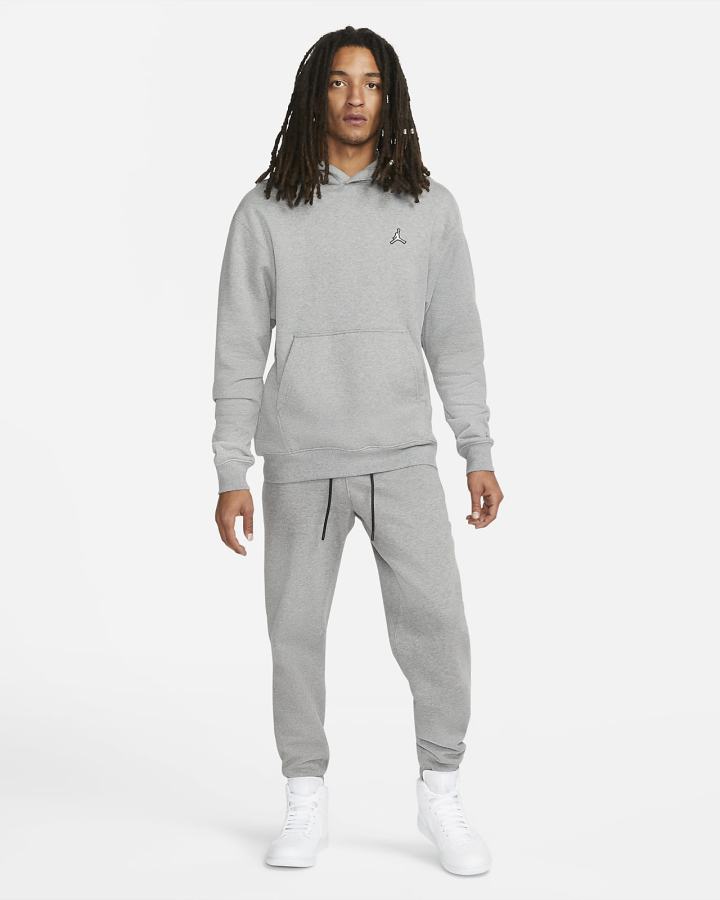 Pantalones Nike Jordan Essentials Fleece Hombre Gris Oscuro | YWKQR-3716