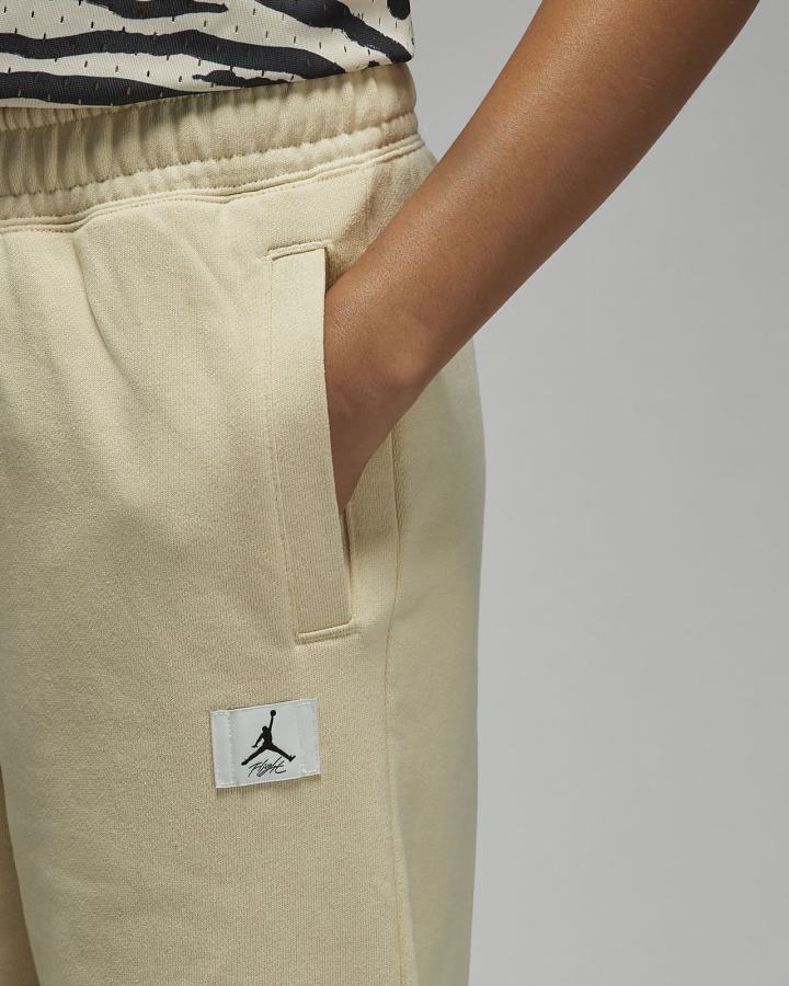 Pantalones Nike Jordan Flight Fleece Mujer Beige | CIPFV-4579