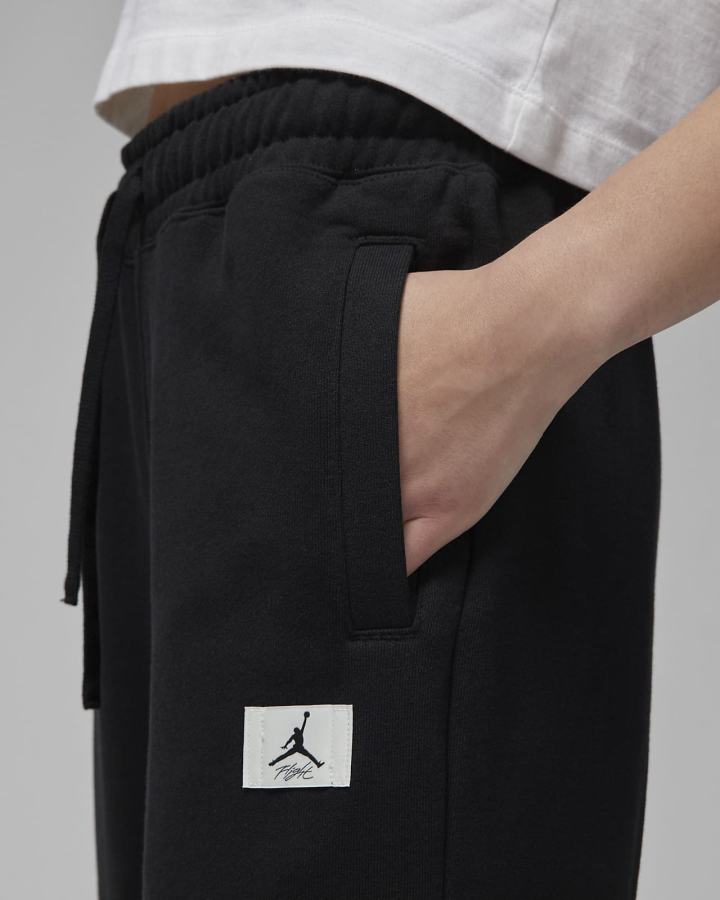 Pantalones Nike Jordan Flight Fleece Mujer Negras | VYDMU-8314