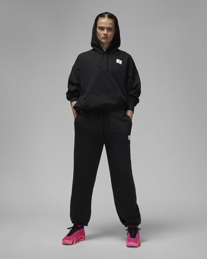 Pantalones Nike Jordan Flight Fleece Mujer Negras | VYDMU-8314