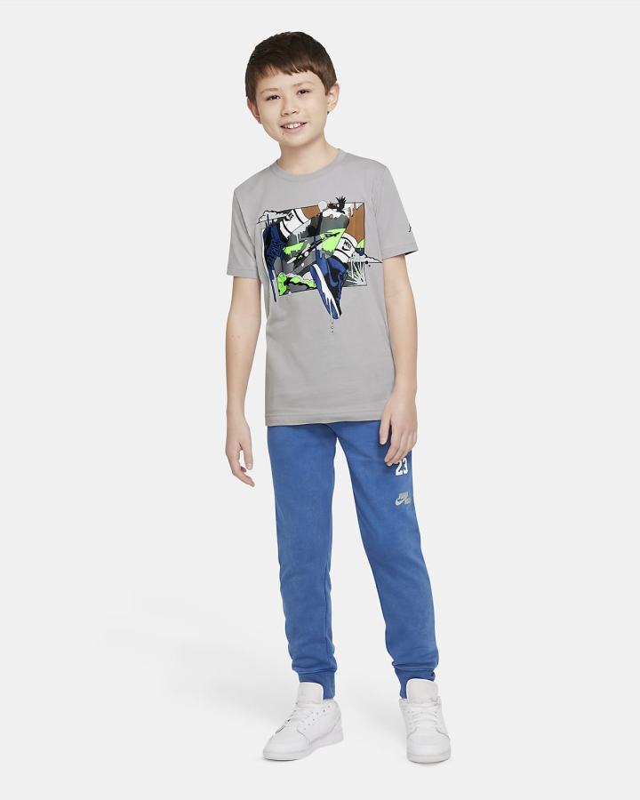 Pantalones Nike Jordan Jumpman Kids Niño Azules Oscuro | JXYTV-6541