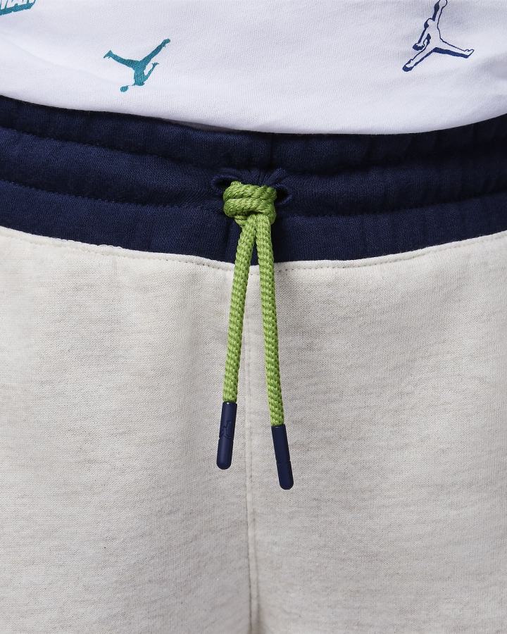 Pantalones Nike Jordan Kids Colorblocked Fleece Niña Blancas | EHXOS-2481