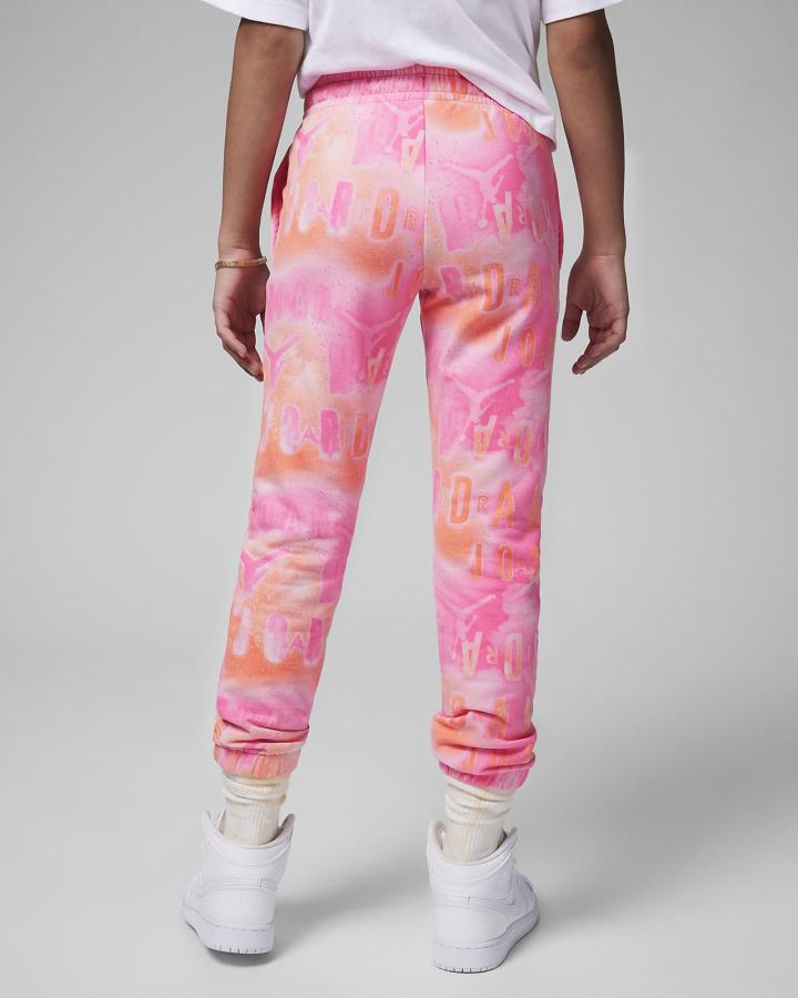 Pantalones Nike Jordan Kids Essentials Printed Fleece Niña Rosas | MLIYO-9380