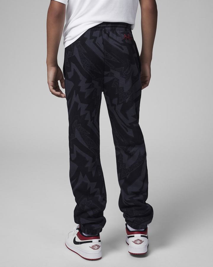 Pantalones Nike Jordan Kids Essentials Printed Fleece Niño Negras | OQLDZ-3642