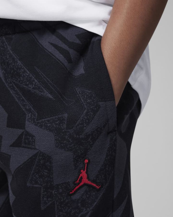 Pantalones Nike Jordan Kids Essentials Printed Fleece Niño Negras | OQLDZ-3642