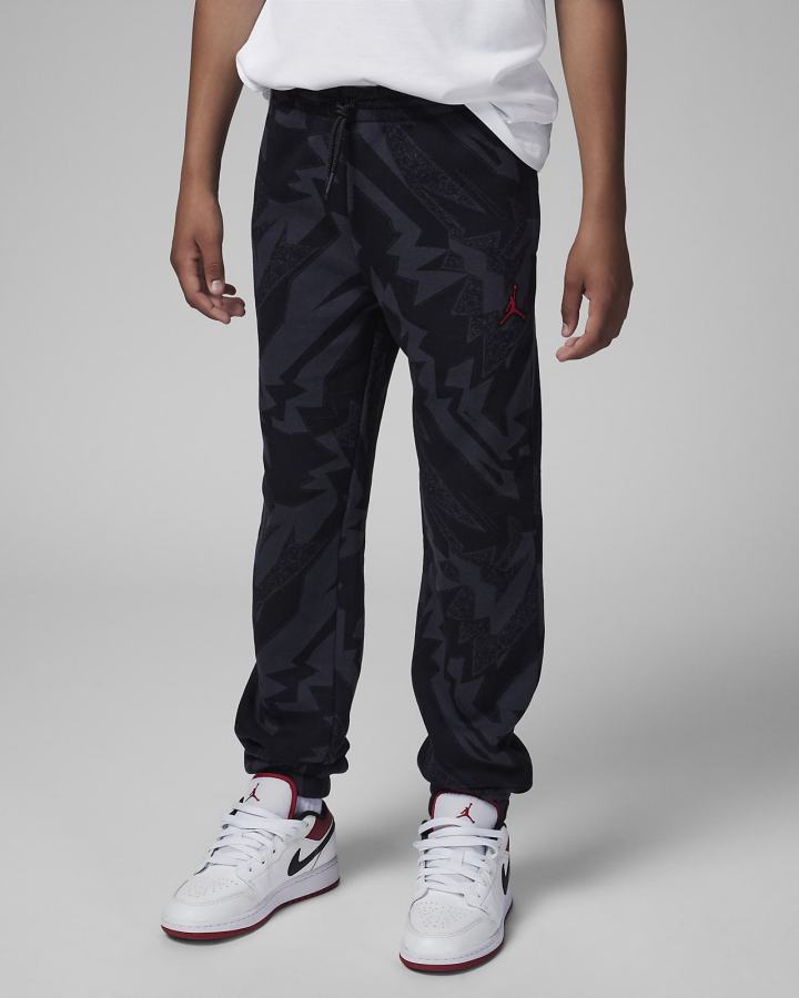 Pantalones Nike Jordan Kids Essentials Printed Fleece Niño Negras | OQLDZ-3642
