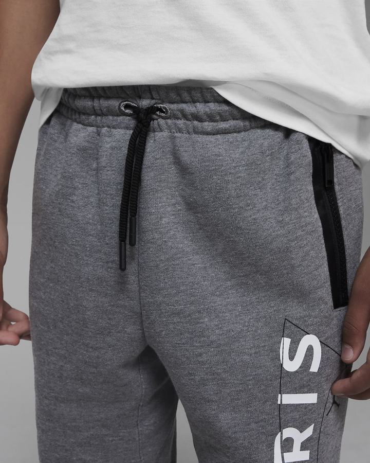 Pantalones Nike Jordan Kids Paris Saint-Germain French Terry Niño Gris Oscuro | SKOBN-7925