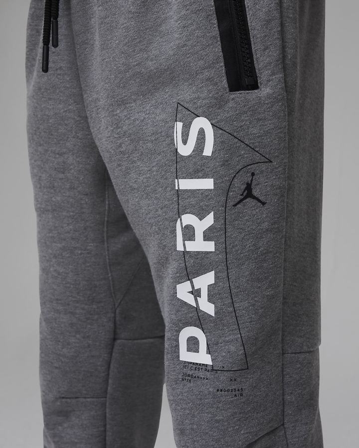 Pantalones Nike Jordan Kids Paris Saint-Germain French Terry Niño Gris Oscuro | SKOBN-7925