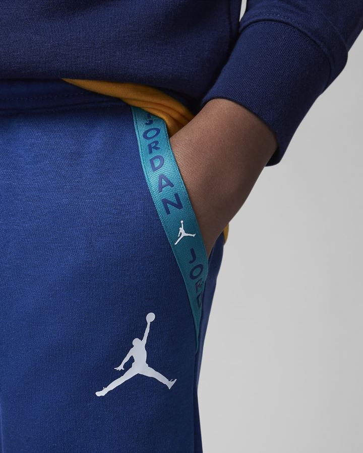 Pantalones Nike Jordan Kids Vert Tape Fleece Niño Azules | AXRHB-7930