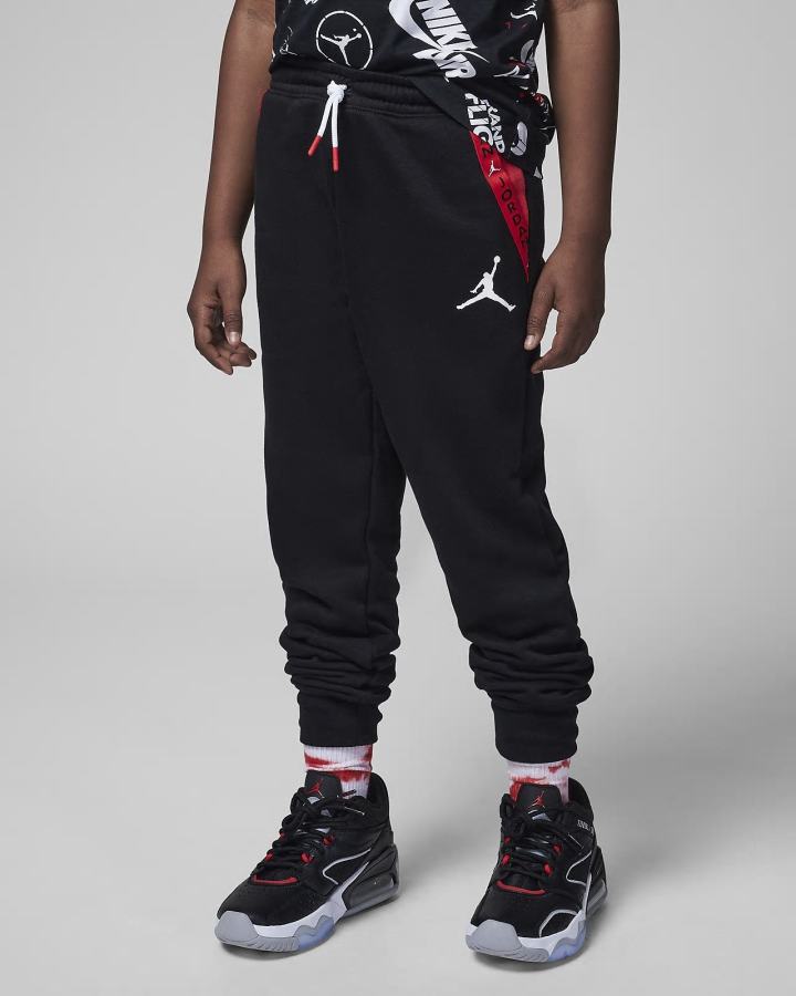 Pantalones Nike Jordan Kids Vert Tape Fleece Niño Negras | TRVGI-9381