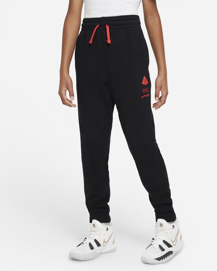 Pantalones Nike Kyrie Kids Niño Negras Rojas | HQIDL-4826