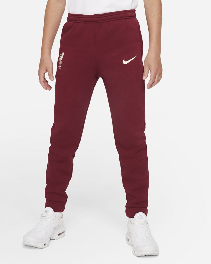 Pantalones Nike Liverpool FC Kids Fleece Soccer Niña Rojas Kaki | PUORE-5480