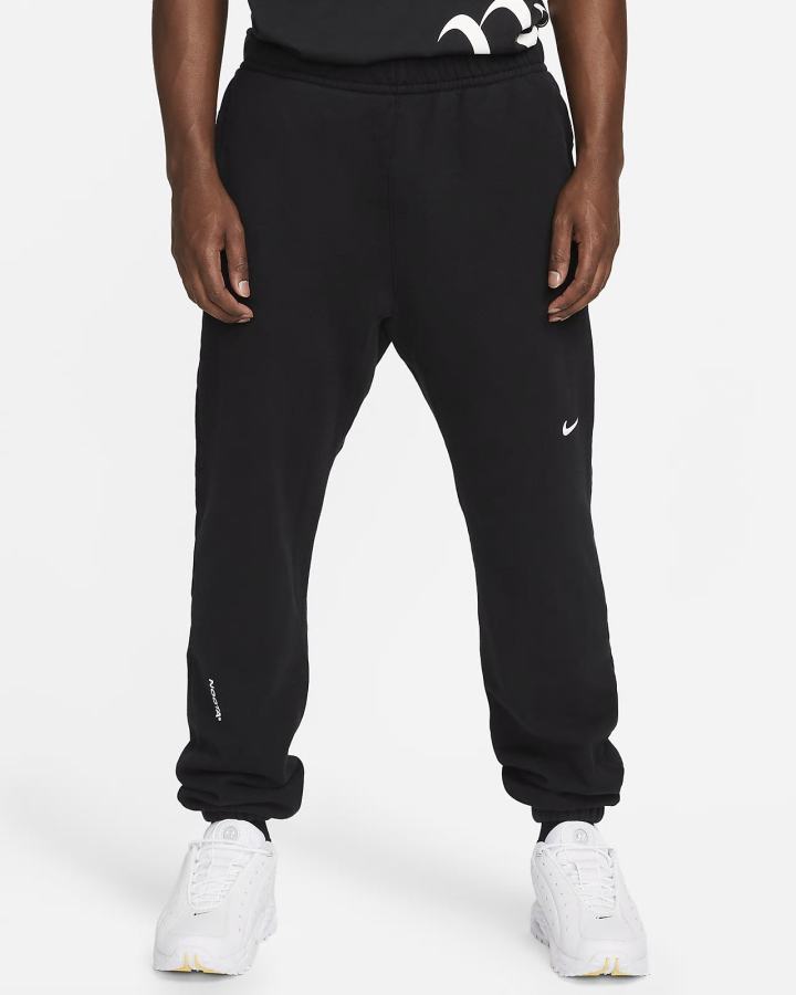 Pantalones Nike NOCTA Fleece Basketball Hombre Negras Blancas | BHVWE-5208