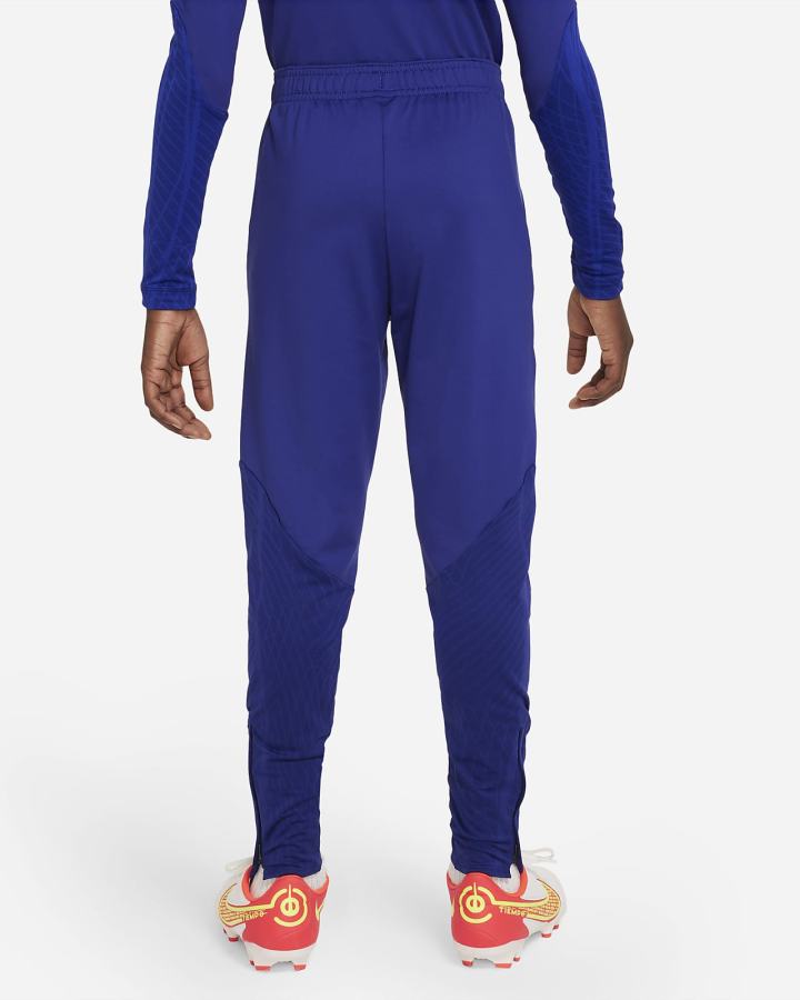 Pantalones Nike Netherlands Strike Kids Dri-FIT Knit Soccer Niña Azul Real Oscuro Azules Blancas | MPGNI-0653