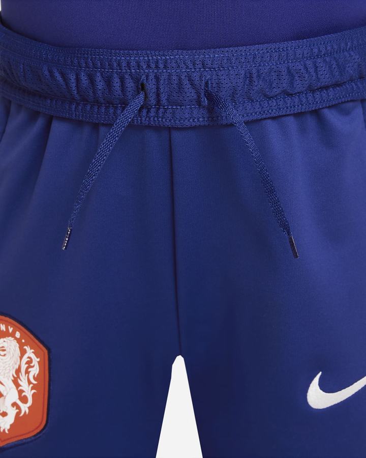 Pantalones Nike Netherlands Strike Kids Dri-FIT Knit Soccer Niña Azul Real Oscuro Azules Blancas | MPGNI-0653