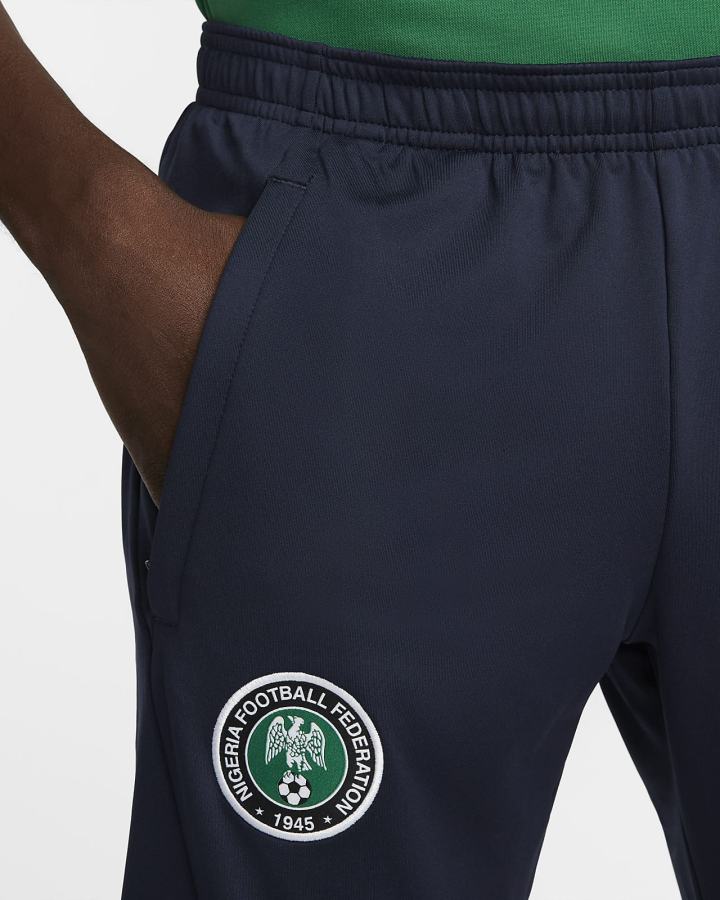 Pantalones Nike Nigeria Strike Dri-FIT Soccer Hombre Obsidian Blancas | QFKJS-9406