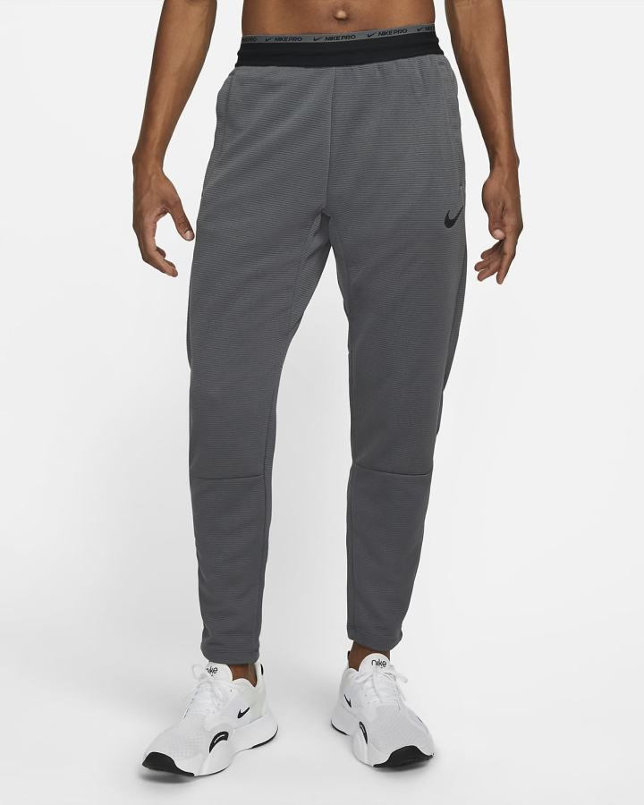 Pantalones Nike Pro Fleece Training Hombre Gris Negras | SBFTZ-7190