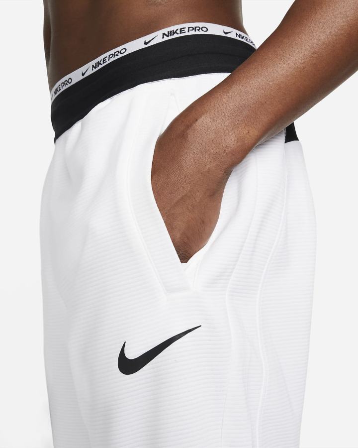 Pantalones Nike Pro Fleece Training Hombre Blancas Negras | UHZLP-5312