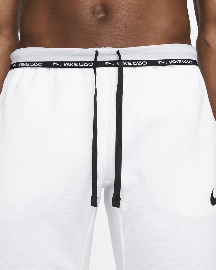 Pantalones Nike Pro Fleece Training Hombre Blancas Negras | UHZLP-5312