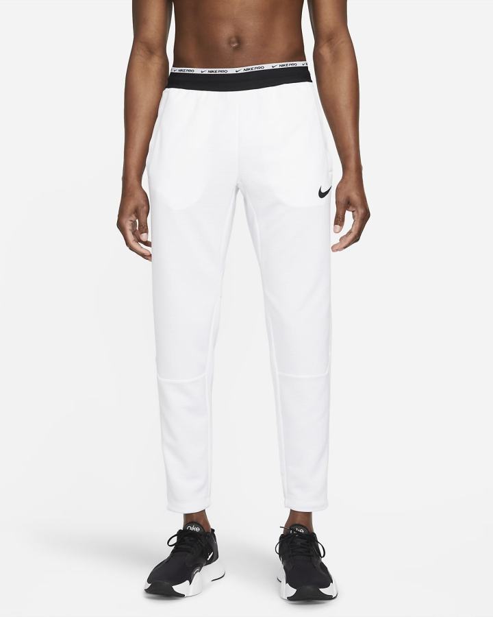 Pantalones Nike Pro Fleece Training Hombre Blancas Negras | UHZLP-5312