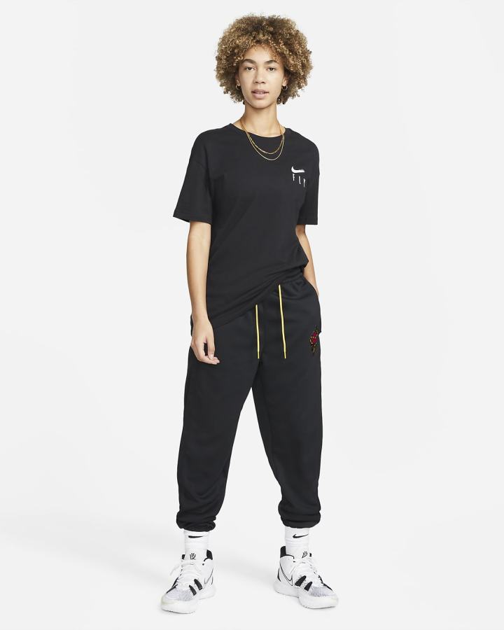 Pantalones Nike Retro Fly Basketball Mujer Negras | UVKTN-6745
