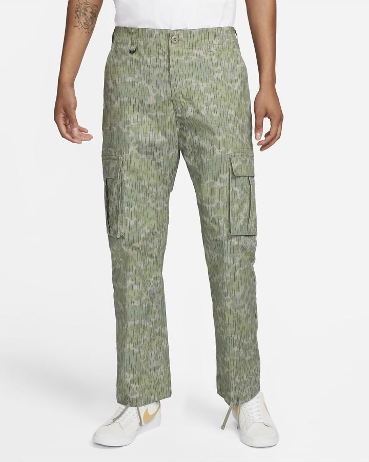 Pantalones Nike SB Camo Skate Cargo Hombre Verde | BEVRZ-3165