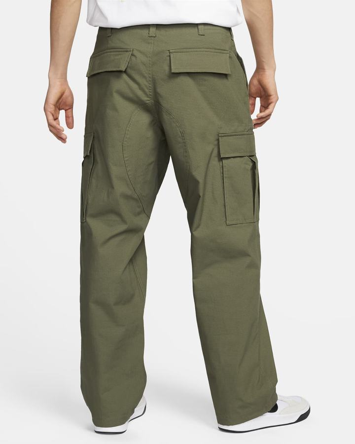 Pantalones Nike SB Kearny Skate Cargo Hombre Verde Oliva Blancas | JUKFV-9845