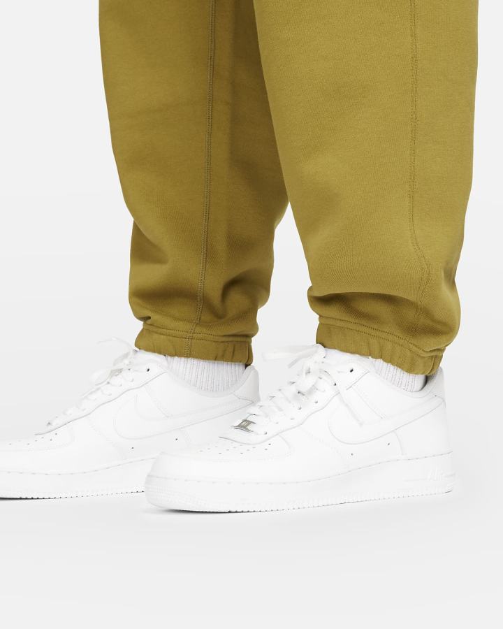 Pantalones Nike Solo Swoosh Fleece Hombre Blancas | DUBME-9814