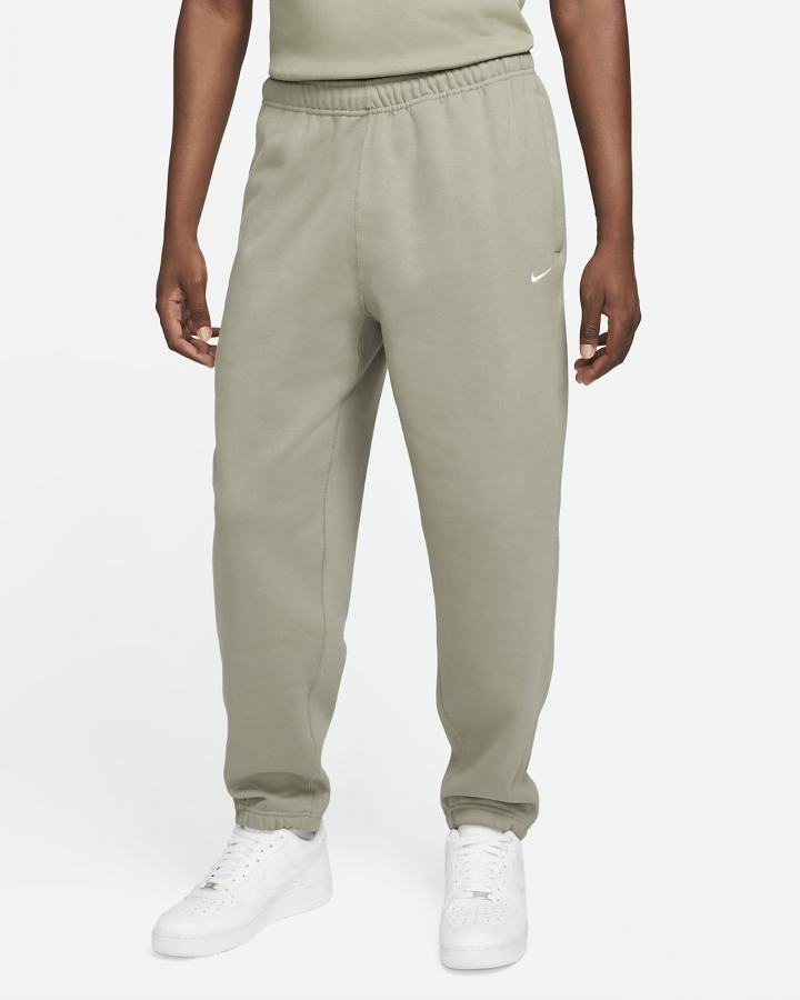 Pantalones Nike Solo Swoosh Fleece Hombre Blancas | FDBRZ-8512