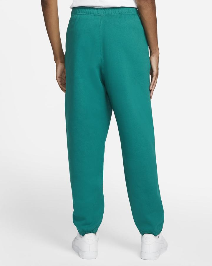 Pantalones Nike Solo Swoosh Fleece Hombre Verde Blancas | FEJIS-4302