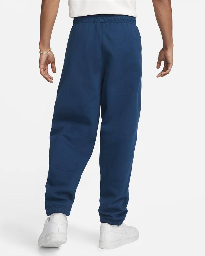 Pantalones Nike Solo Swoosh Fleece Hombre Azules Blancas | GJDHW-2135