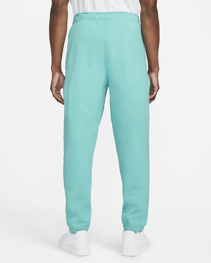 Pantalones Nike Solo Swoosh Fleece Hombre Turquesa Blancas | KCTBP-0186
