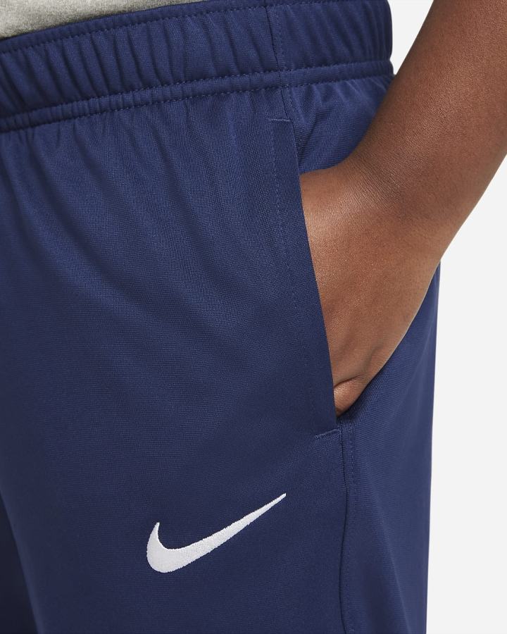 Pantalones Nike Sport Kids Training Niño Azul Marino Blancas | EOQVT-4860